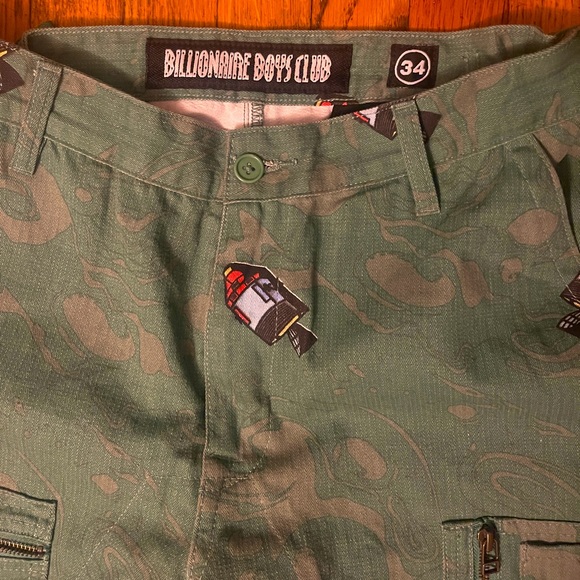 Billionaire Boys Club Green Camo Cargos sz34 - Picture 5 of 6